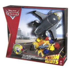 Cars 2 Action Agent sidley Spy jet Rinkinys