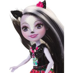 Lėlė Enchantimals Skunkiukė Segė su gyvūnėliu