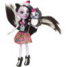 Lėlė Enchantimals Skunkiukė Segė su gyvūnėliu