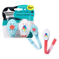 Tommee Tippee Closer to Nature čiulptukų laikikliai 2 vnt.