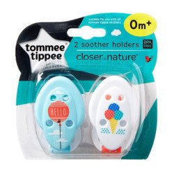 Tommee Tippee Closer to Nature čiulptukų laikikliai 2 vnt.