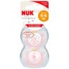 NUK Latekso Čiulptukai Rausvi 0-6 mėn. 2 vnt.