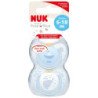 NUK Latekso Čiulptukai Melsvi 6-18 mėn. 2 vnt.
