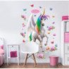 Didelis Sienos Lipdukas Magiškas Vienaragis