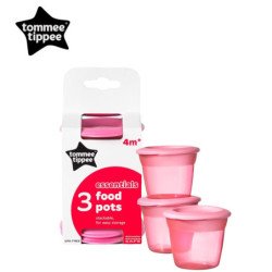 Tommee Tippee Essentials Basic Maisto Dubenėlis 3 vnt.